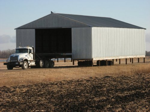 40 x 60 pole barn move near Webster, SD