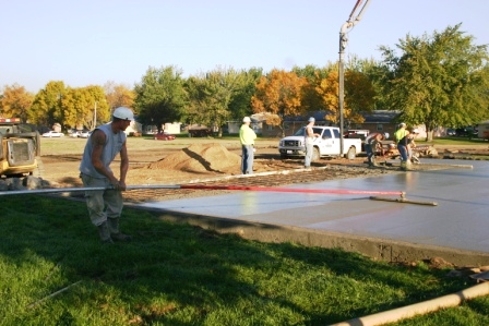 Whetstone Valley Rural Electric Coop. Milbank, SD 2010: poured new curb and parking lot.